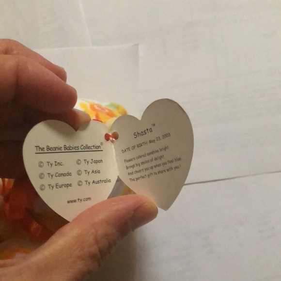 Ty beanie babies Shasta bear floral - Picture 5 of 5